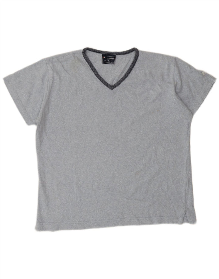 T-shirt da donna Champion Top UK 14 cotone blu medio