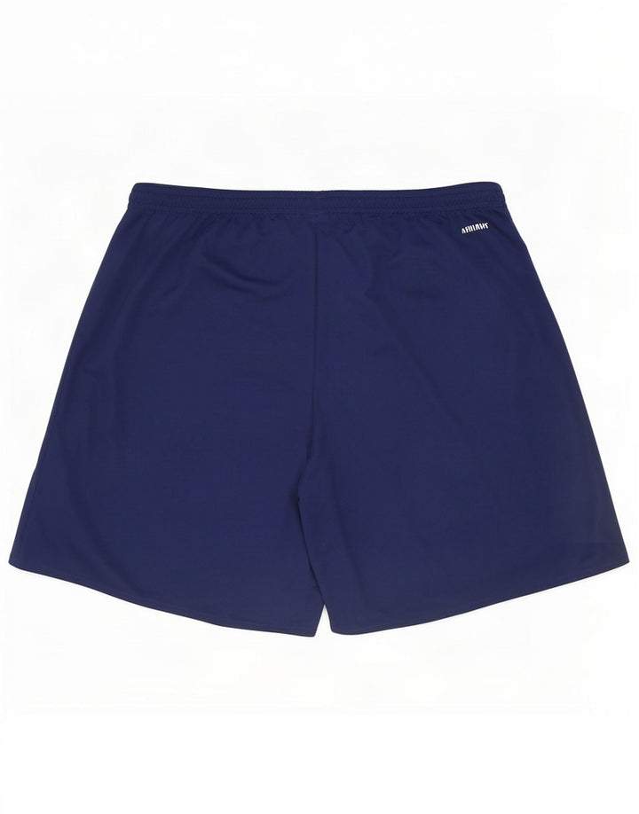 Pantaloncini sportivi Adidas Aeroready da uomo XL in poliestere blu navy