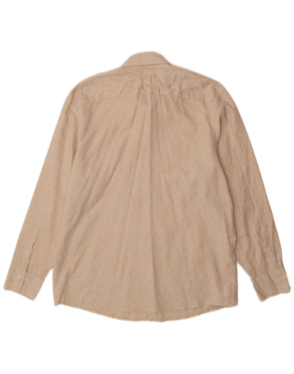 Camicia da uomo Calvin Klein XL Beige Paisley Cotton