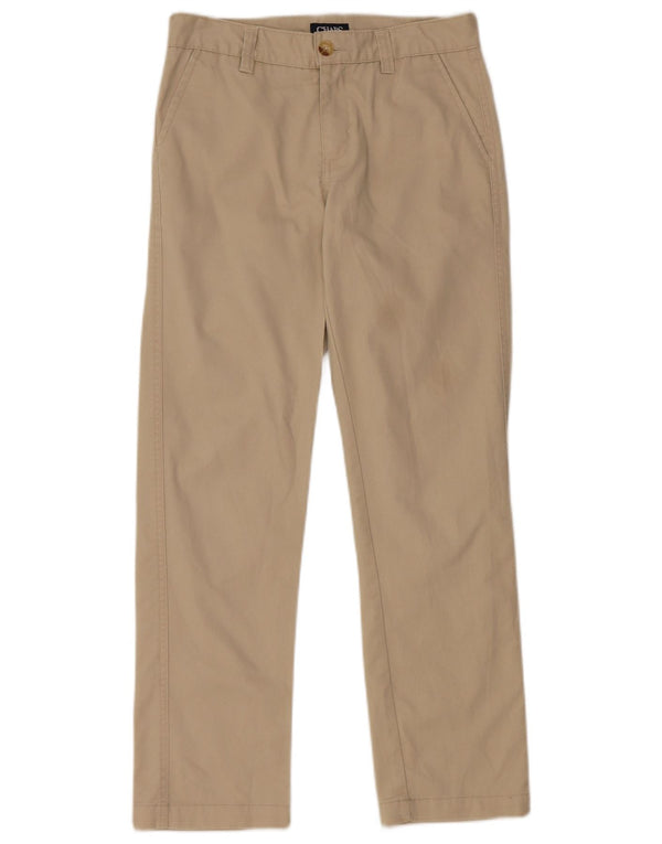 Pantaloni chino dritti da bambino CHAPS 11-12 anni W26 L26 in cotone beige