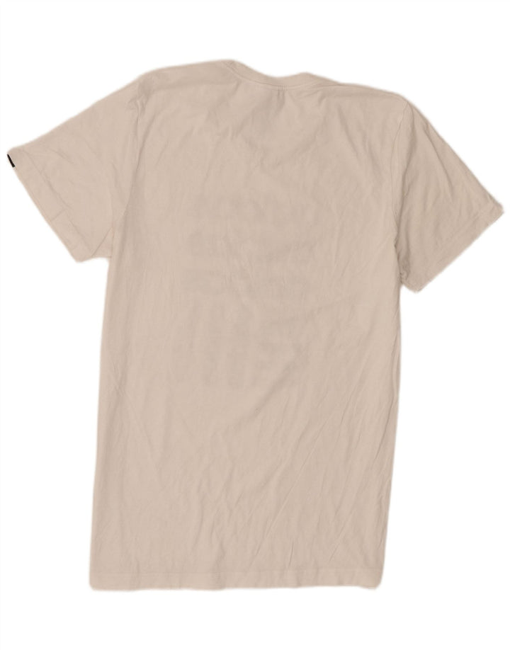 T-shirt grafica da uomo Adidas Top in cotone bianco medio