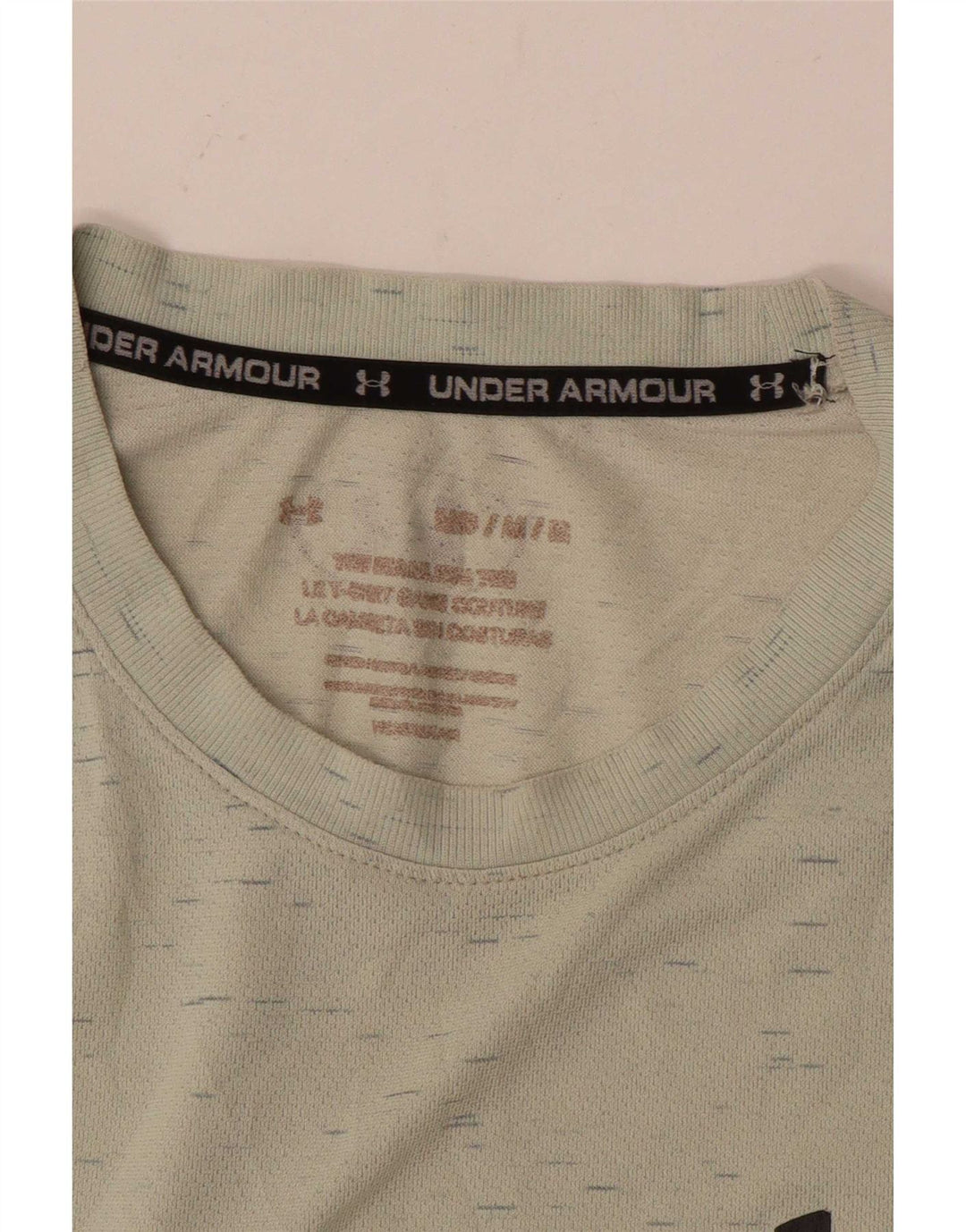 T-shirt da uomo Under Armour Top blu medio screziato