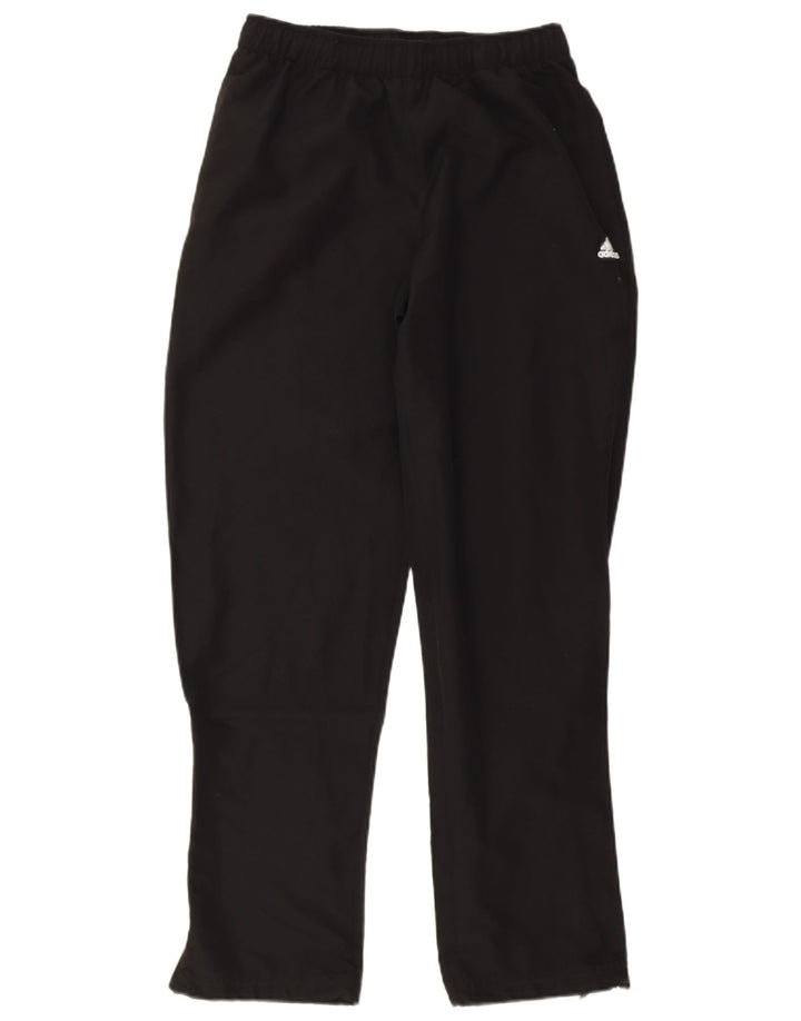 Pantaloni da tuta Adidas Climalite da uomo medio poliestere nero