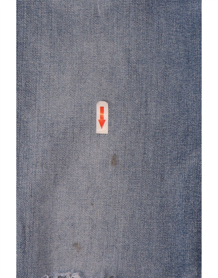 Jeans slim invecchiati da uomo Hugo Boss W32 L32 cotone blu