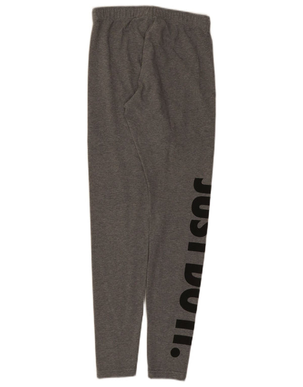 Leggings grafici da donna Nike UK 8 piccolo cotone chiazzato grigio