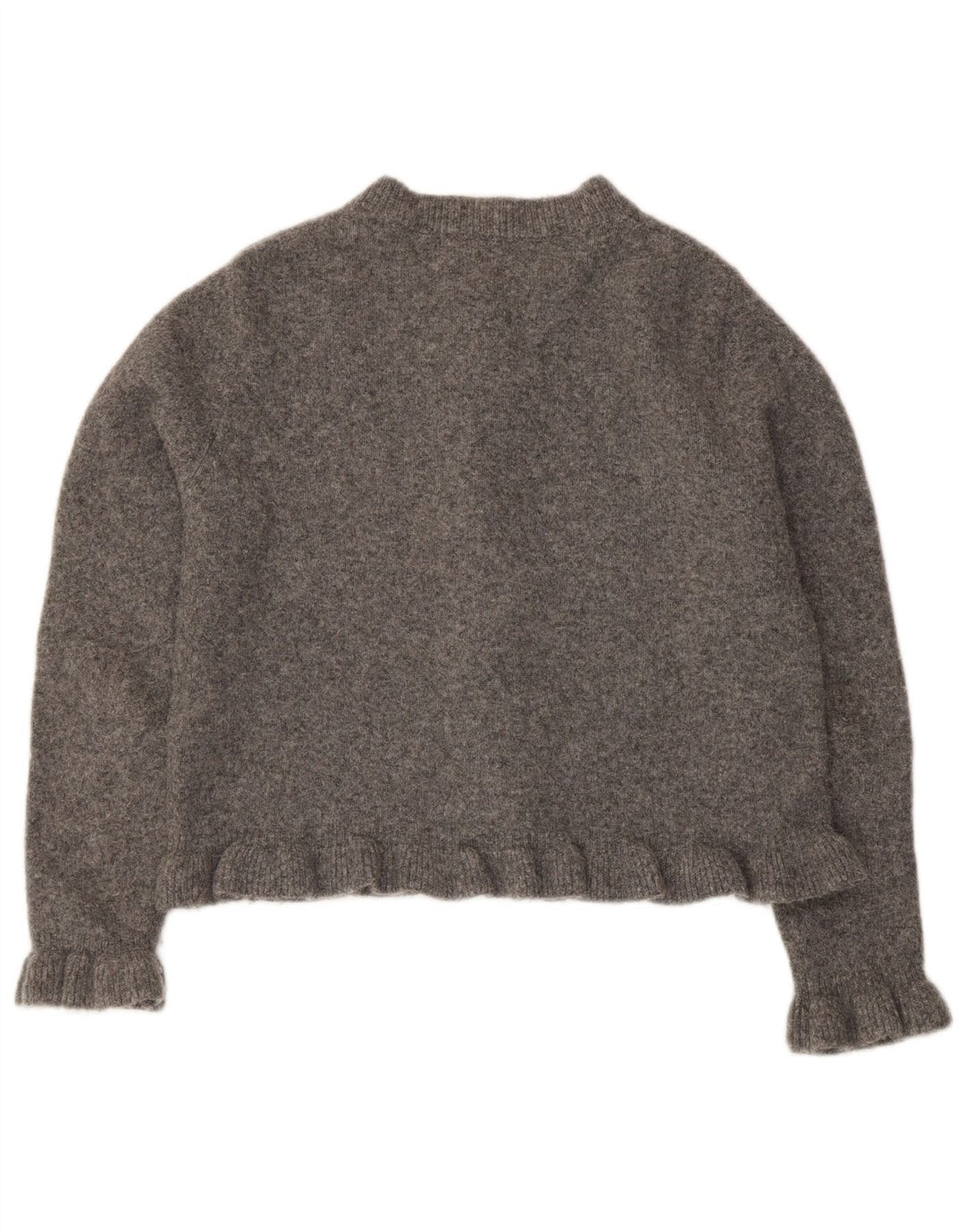 Maglione Bolero da donna Zara UK 14 Poliestere grigio medio