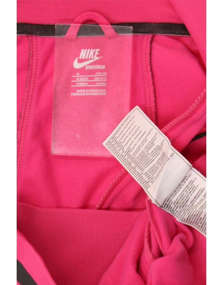 Giacca da tuta da donna Nike UK 8/10 Small Rosa Poliestere color block