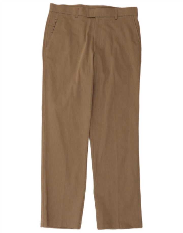 Pantaloni da Abito Dritti da Uomo Armata Di Mare IT 46 Medio W32 L30 Beige