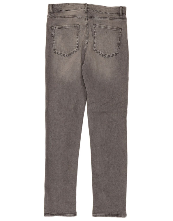 Jeans dritti Marks & Spencer da donna The Sienna UK 12 medio W30 L29 grigio