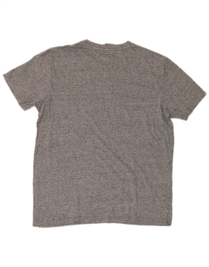T-shirt grafica da uomo Champion Top grande grigio chiazzato