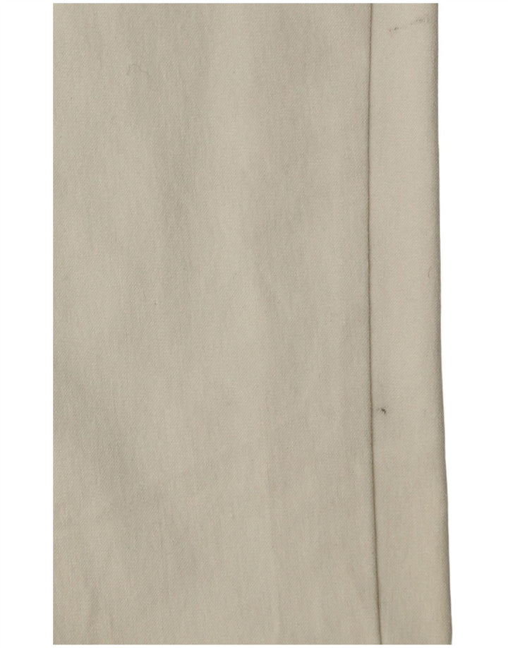 Pantaloni casual skinny da donna ZARA medi W28 L28 bianco sporco