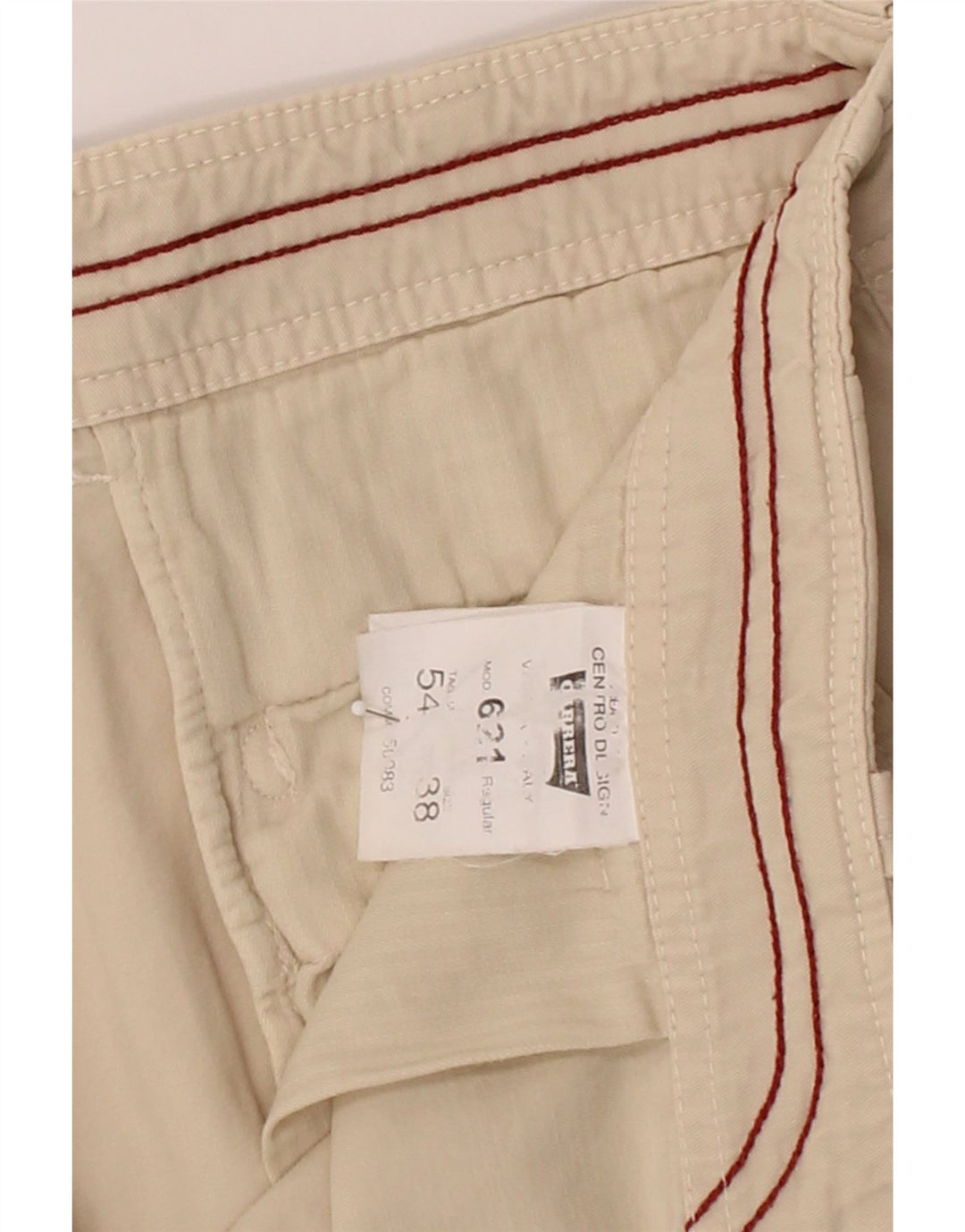 CARRERA Mens Casual Shorts W38 XL Beige Cotton Vintage Carrera and Second-Hand Carrera from Messina Hembry 
