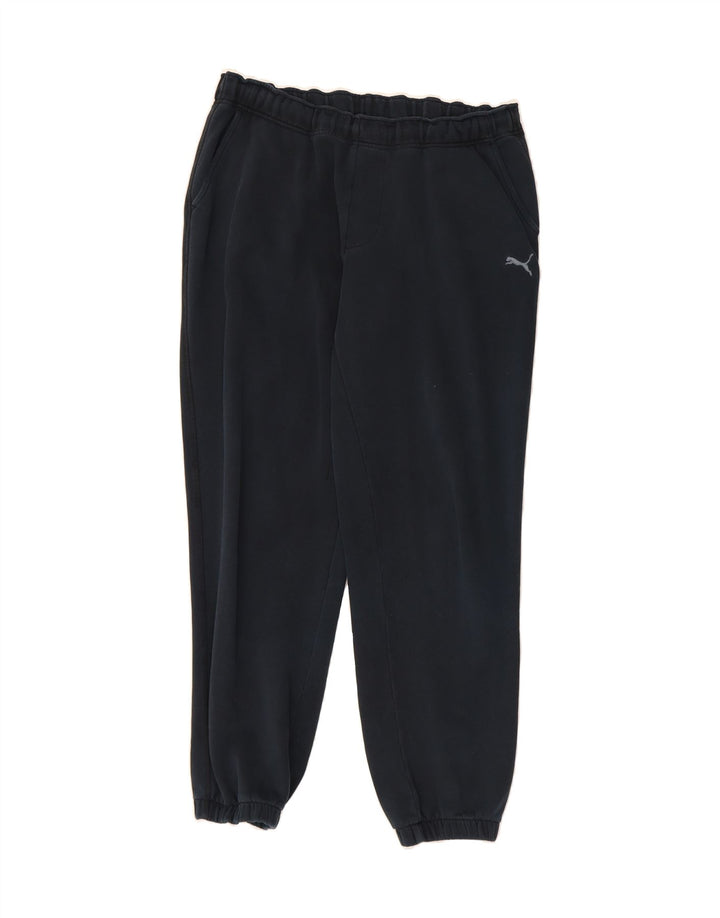 PUMA Mens Tracksuit Trousers Joggers Medium  Navy Blue Vintage Puma and Second-Hand Puma from Messina Hembry 