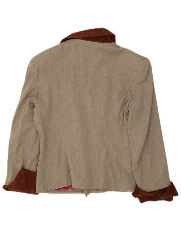 Giacca blazer da donna C'EST COMMECA UK 12 Colorblock grigio medio