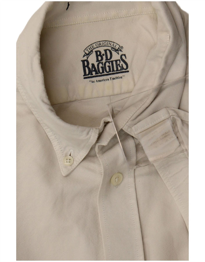 B.D. Camicia da uomo Baggies XL in cotone bianco sporco
