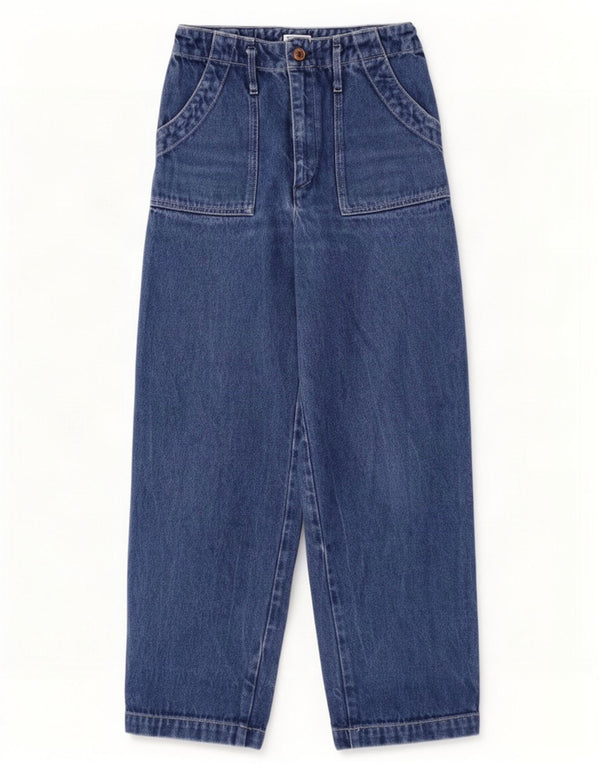 Jeans affusolati a vita alta da donna Tommy Hilfiger W25 L26 Blu
