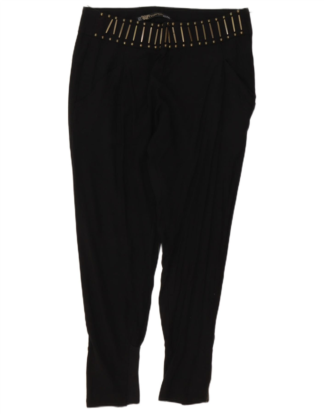 Pantaloni corti slim da donna Zara medi W28 L27 neri