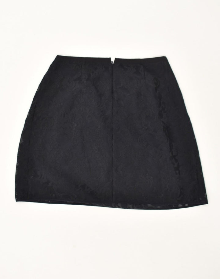 PENNY BLACK Womens Mini Skirt W28 Medium Black Floral | Vintage Penny Black | Thrift | Second-Hand Penny Black | Used Clothing | Messina Hembry 