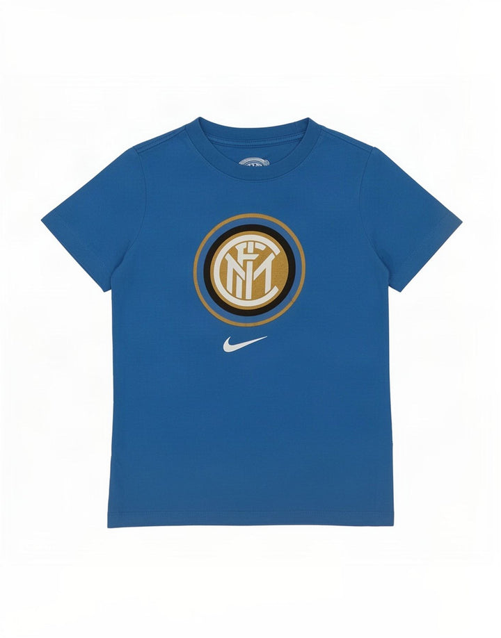 T-shirt grafica Nike da ragazzo Inter Milan 8-9 anni piccola blu