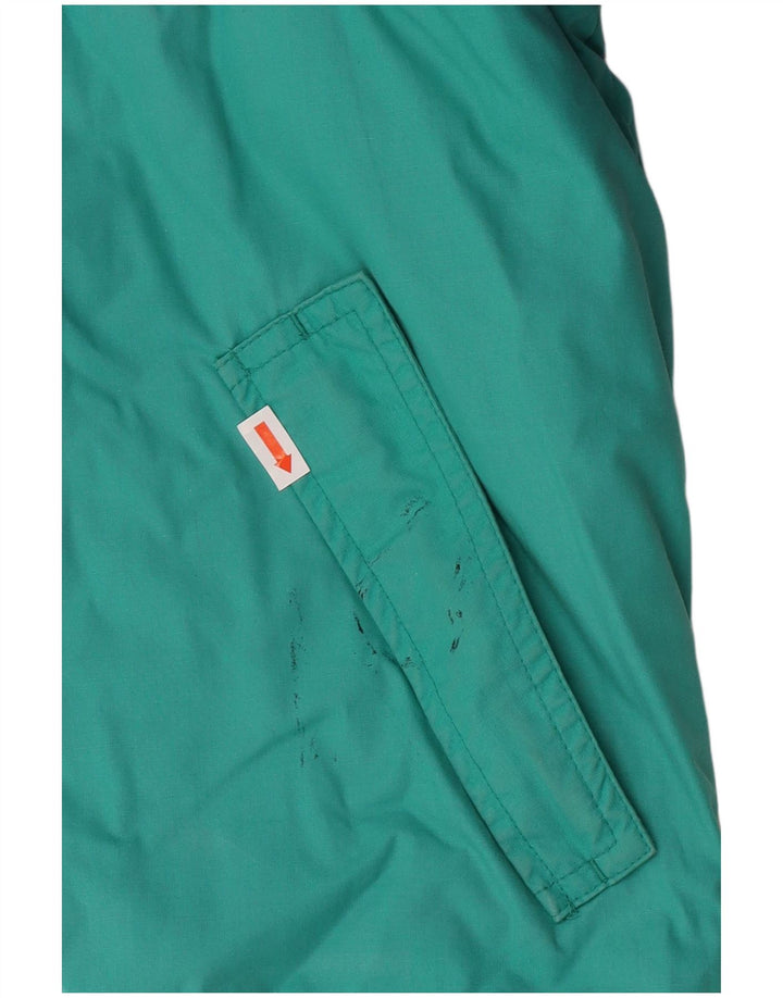 Giacca imbottita con cappuccio grafica da ragazzo Fila 9-10 anni color block verde
