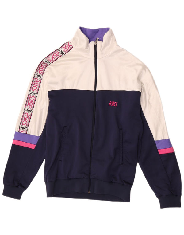 Giacca da ginnastica grafica da uomo Asics IT 50 Medium White Colourblock