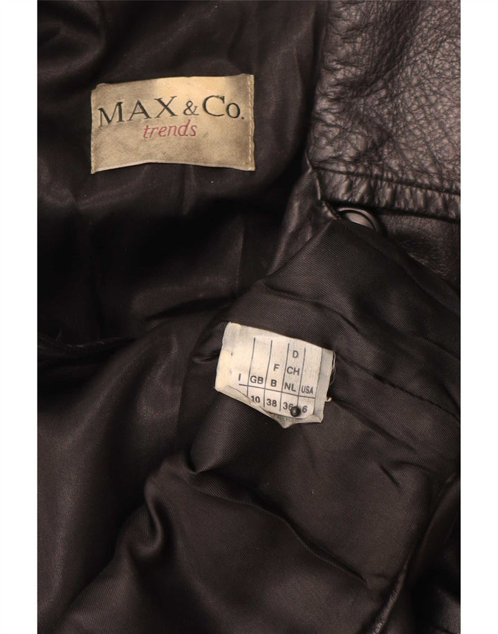 Max & Co. Giacca oversize da donna vestibilità ampia UK 10 piccola nera