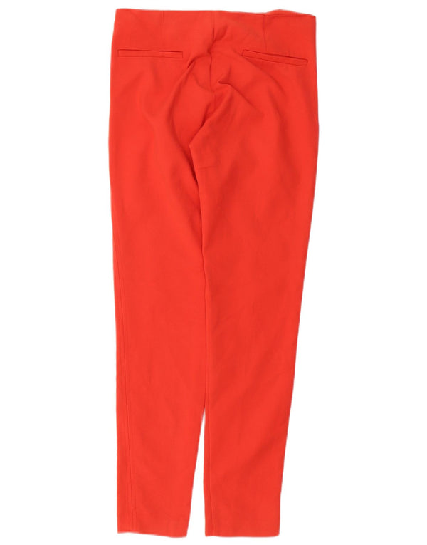 Pantaloni casual skinny da donna Zara XS W25 L28 cotone rosso