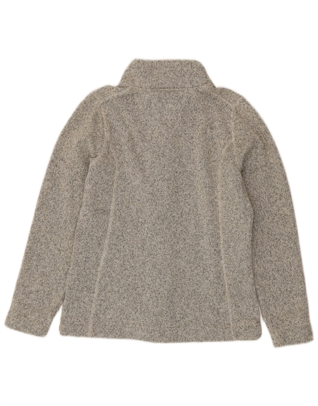 Maglione cardigan da donna Rohan UK 10 Piccolo poliestere screziato grigio