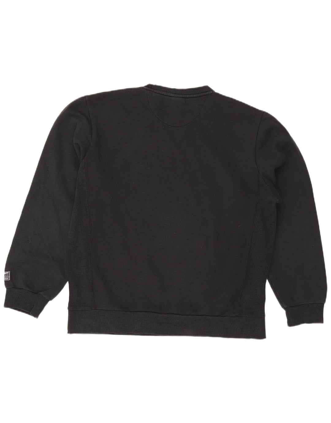 Felpa grafica da uomo Puma Maglione grande in cotone nero