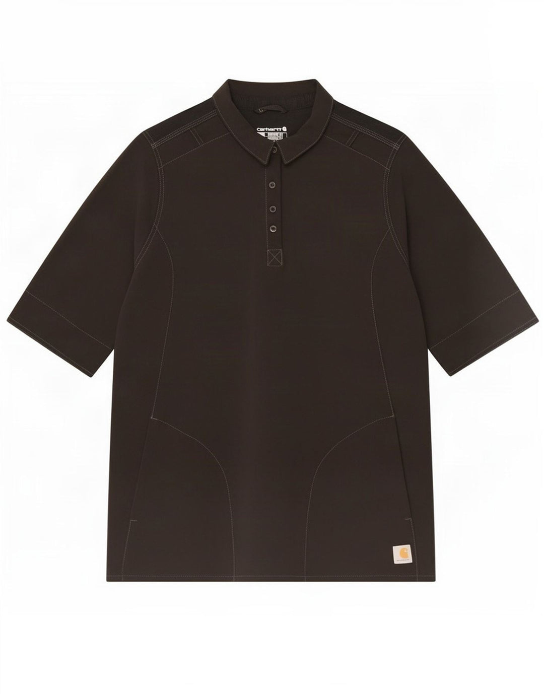 Camicia pullover a maniche corte da uomo Carhartt Modern Fit XL poliestere nero