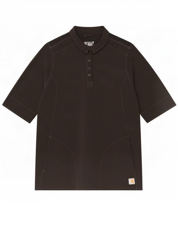 Camicia pullover a maniche corte da uomo Carhartt Modern Fit XL poliestere nero
