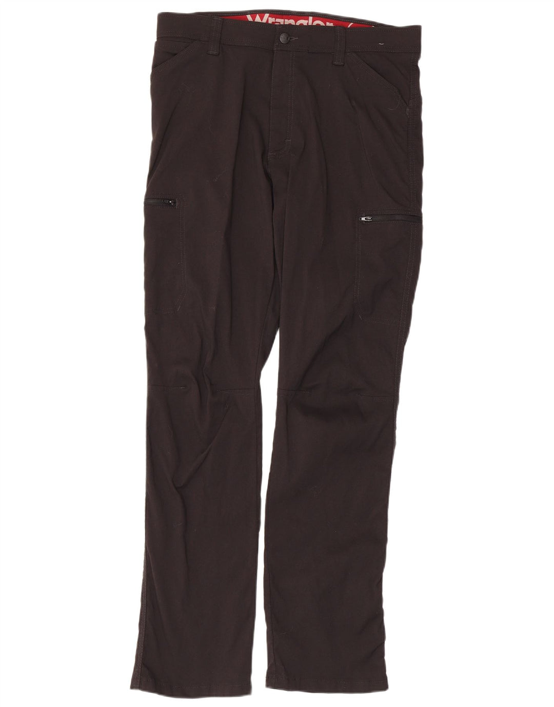Pantaloni cargo dritti da uomo Wrangler W34 L32 nylon nero