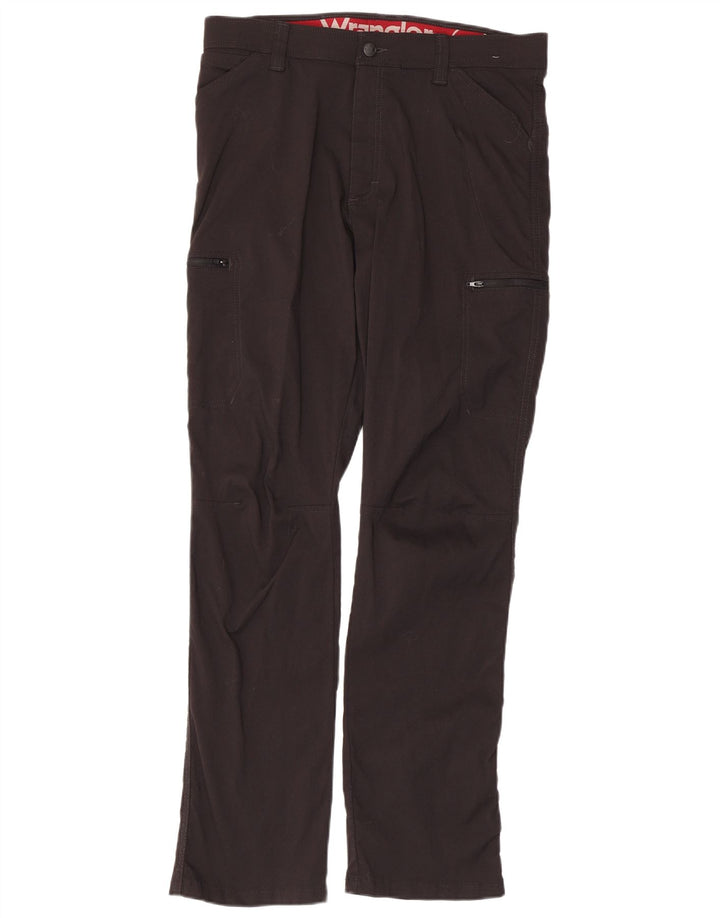 Pantaloni cargo dritti da uomo Wrangler W34 L32 nylon nero