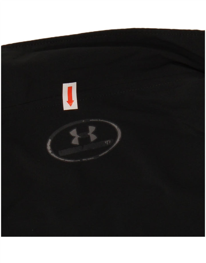 Giacca da ginnastica da uomo Under Armour grande in poliestere color block nero