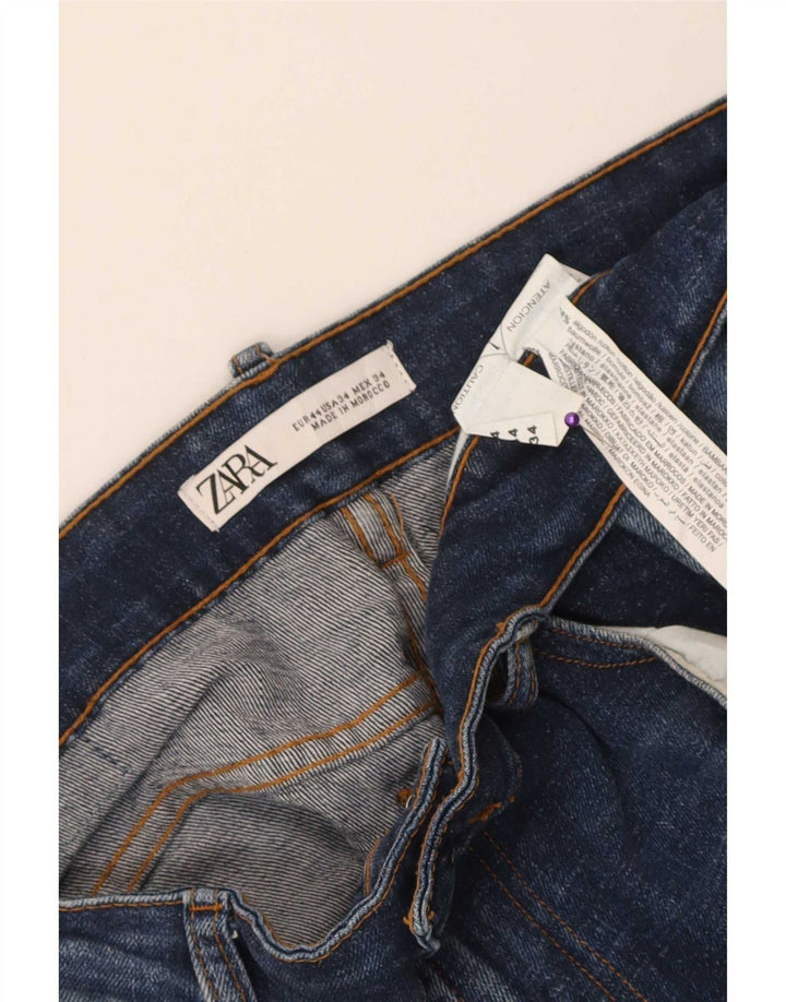 Jeans slim da uomo Zara EU 44 Large W34 L29 Cotone blu