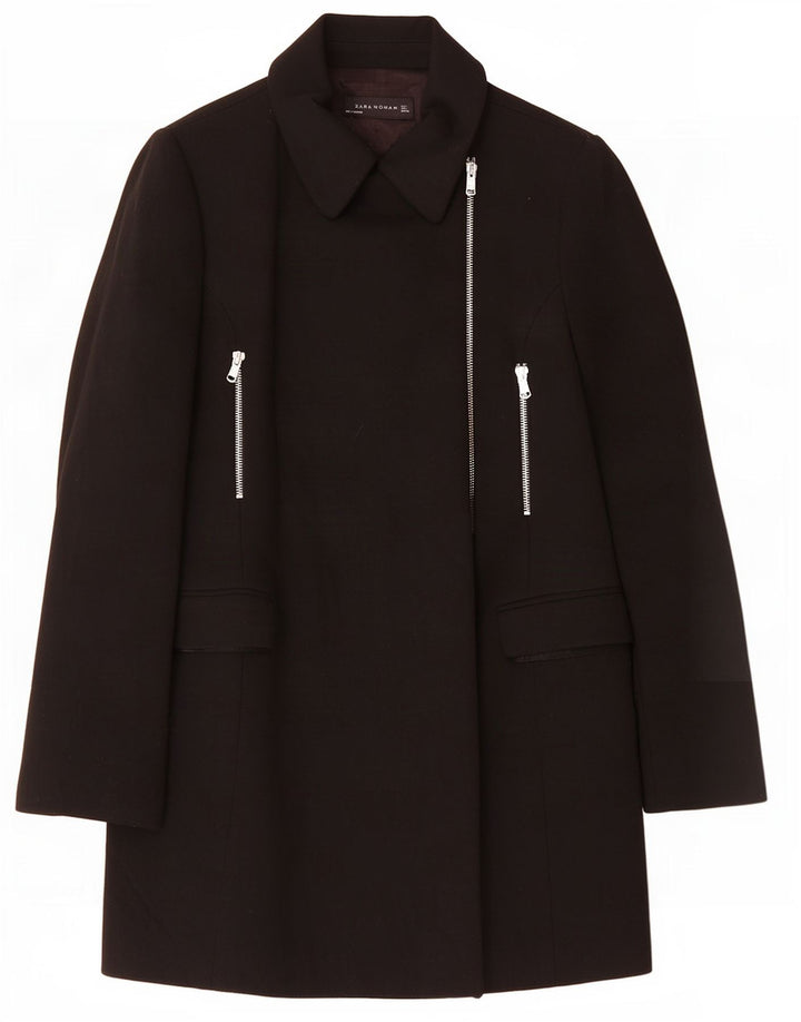Cappotto Zara da donna UK 14 grande nero