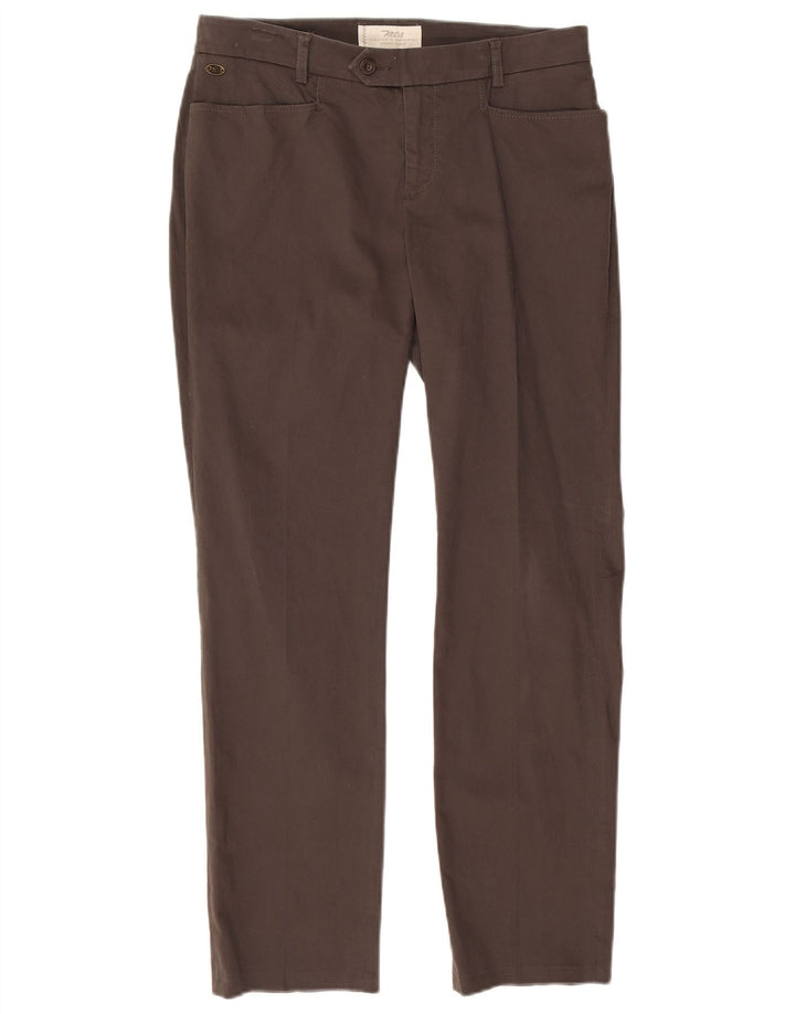 Pantaloni casual da donna Marlboro Classics UK 12 Medium W30 L28 Cotone grigio