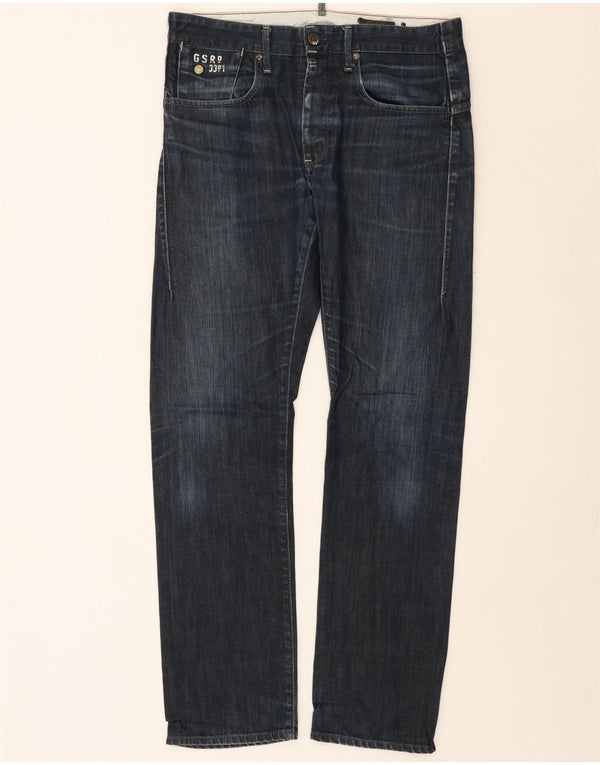 Jeans dritti da uomo G-STAR W33 L32 blu navy
