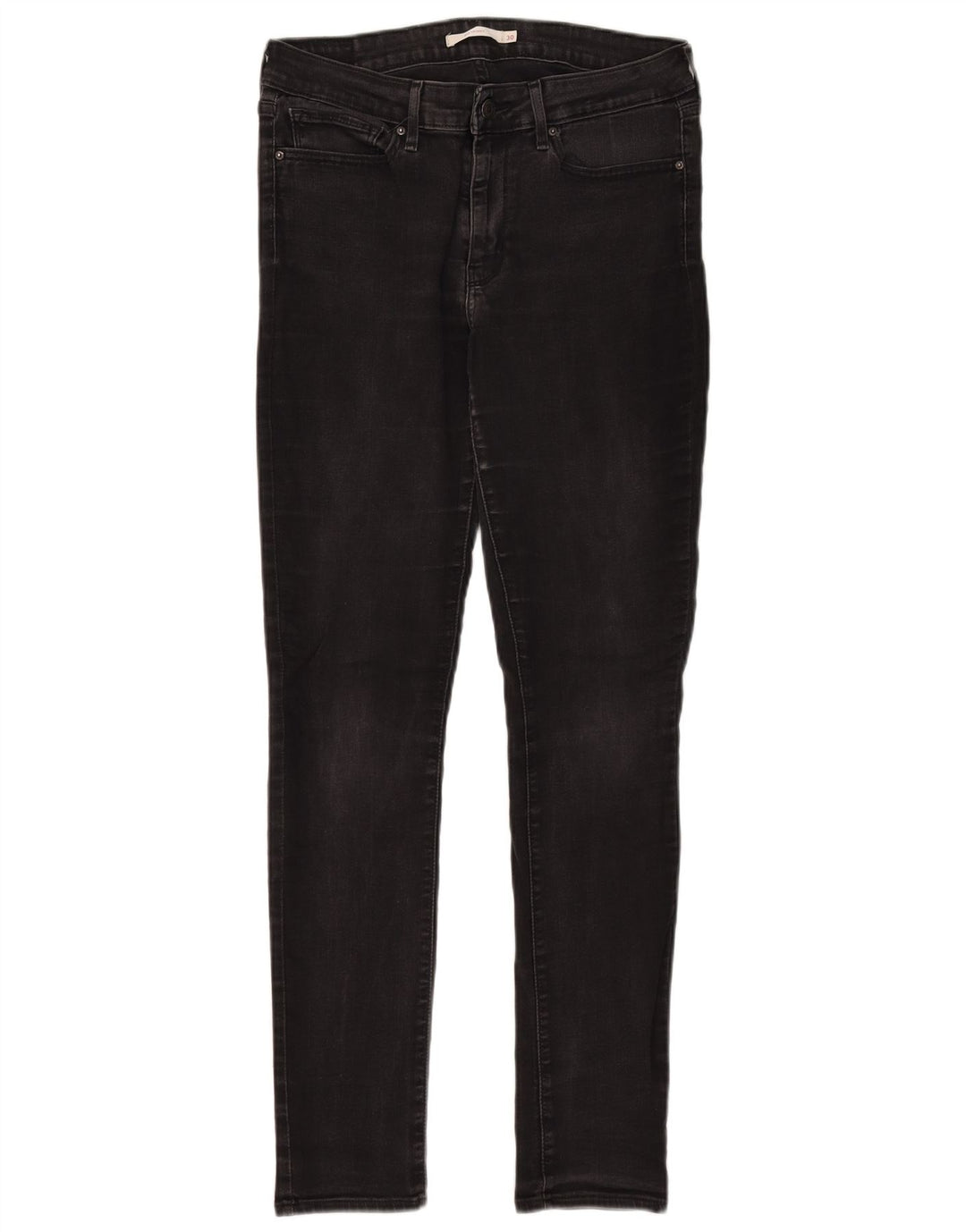 Jeans skinny Levi's 711 da donna W30 L32 cotone nero