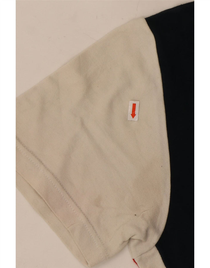 T-shirt grafica da donna CHAMPION Top UK 18 XL Cotone color block blu navy