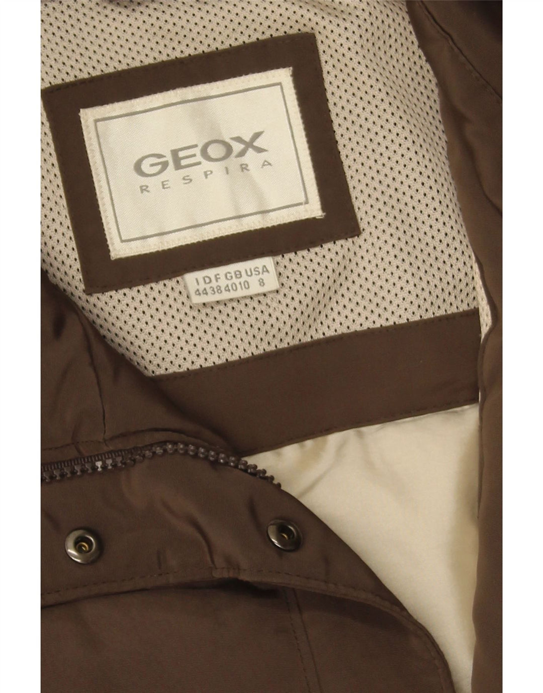 Cappotto imbottito oversize da donna Geox UK 10 piccolo poliestere marrone