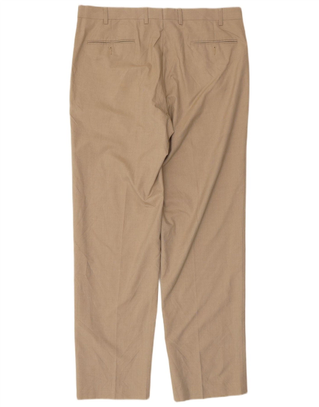 Pantaloni da abito dritti da uomo CHAPS W36 L32 Poliestere beige
