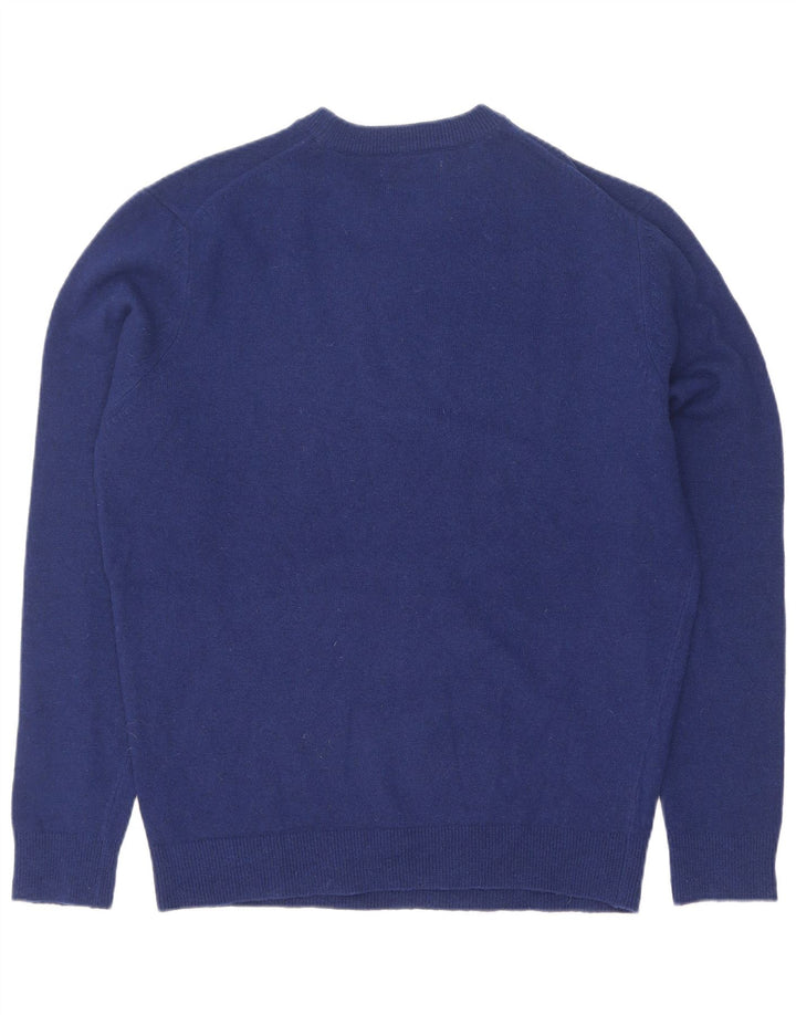 Maglione maglione girocollo da uomo Zara blu medio