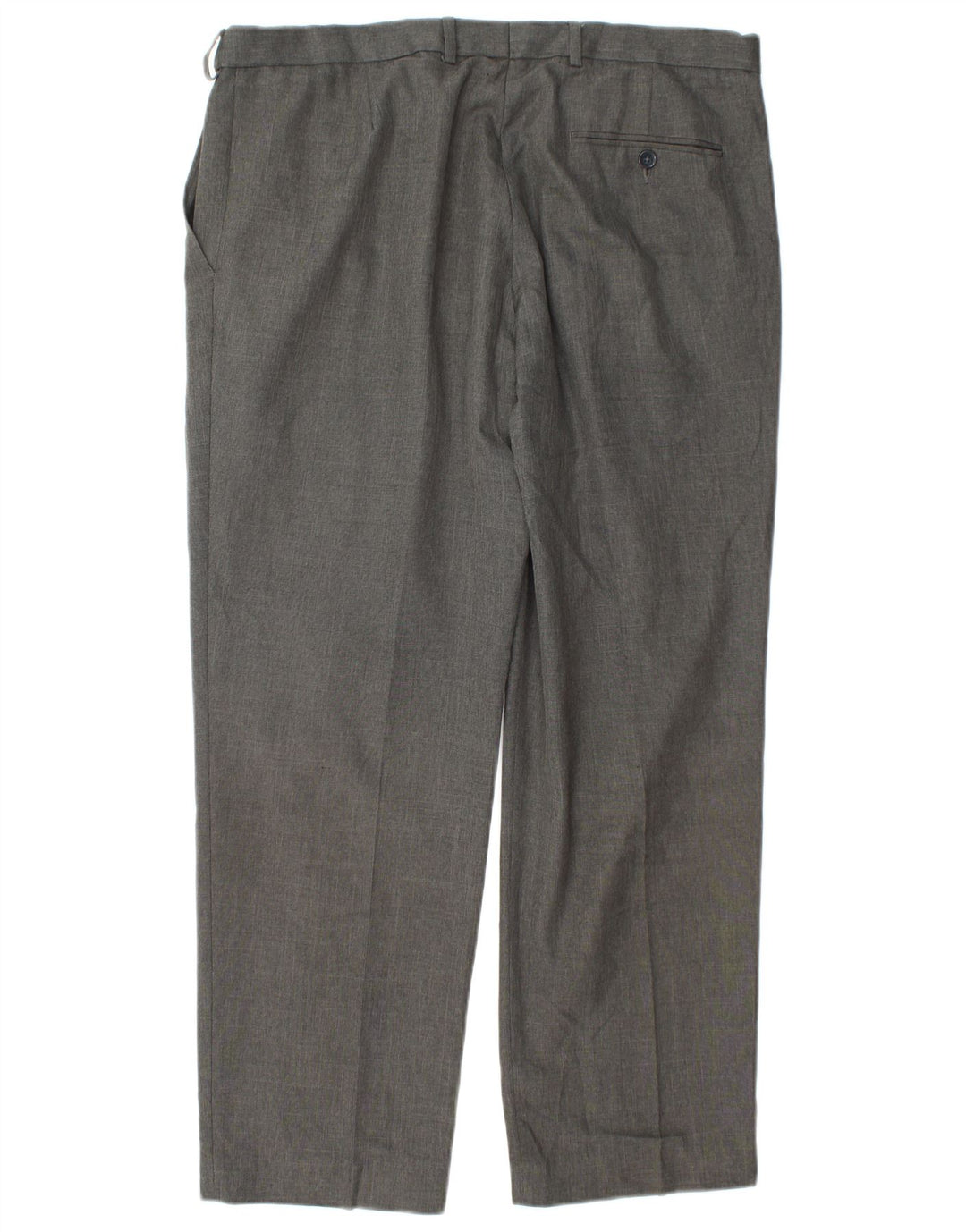 Pantaloni da abito vestibilità regolare Marks & Spencer da uomo W36 L29 poliestere grigio