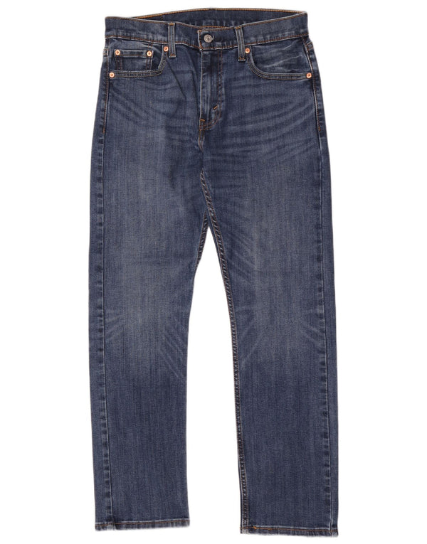 Levi's Uomo 513 Jeans Slim W30 L30 Cotone Blu
