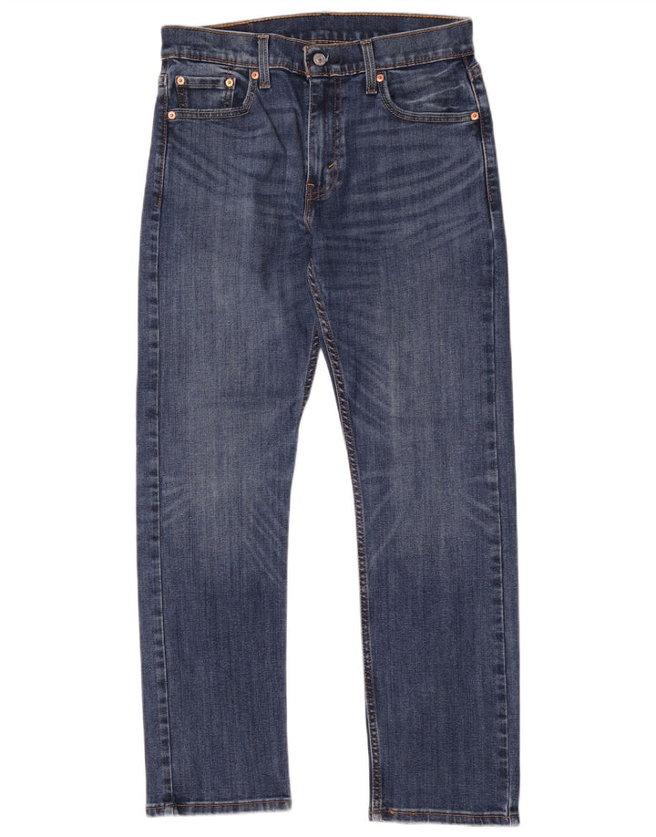 Levi's Uomo 513 Jeans Slim W30 L30 Cotone Blu