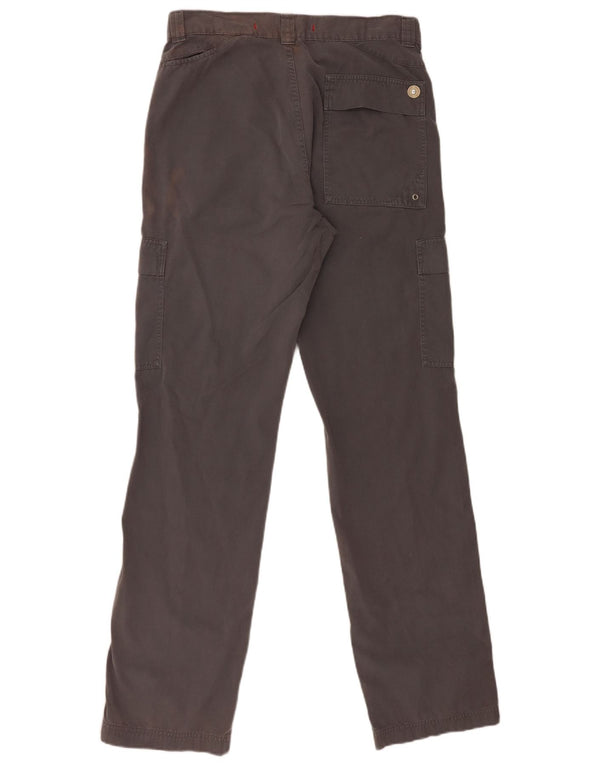 Trussardi Mens Straight Cargo Trousers IT 48 Medium W32 L32 Grey