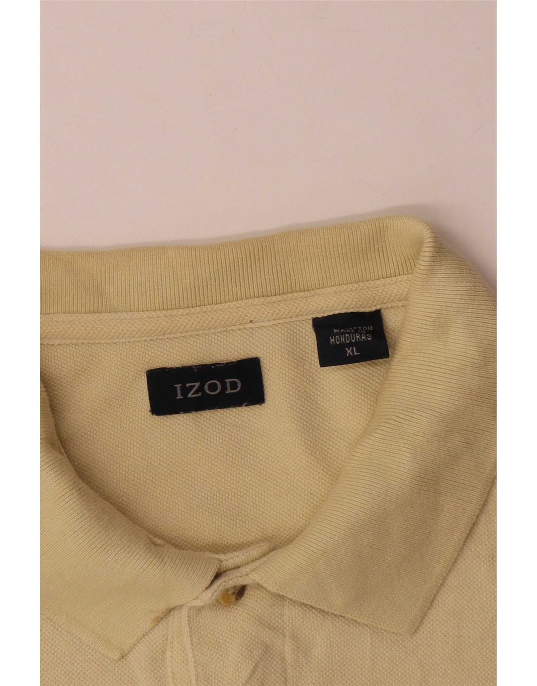 Polo da uomo Izod XL in cotone giallo