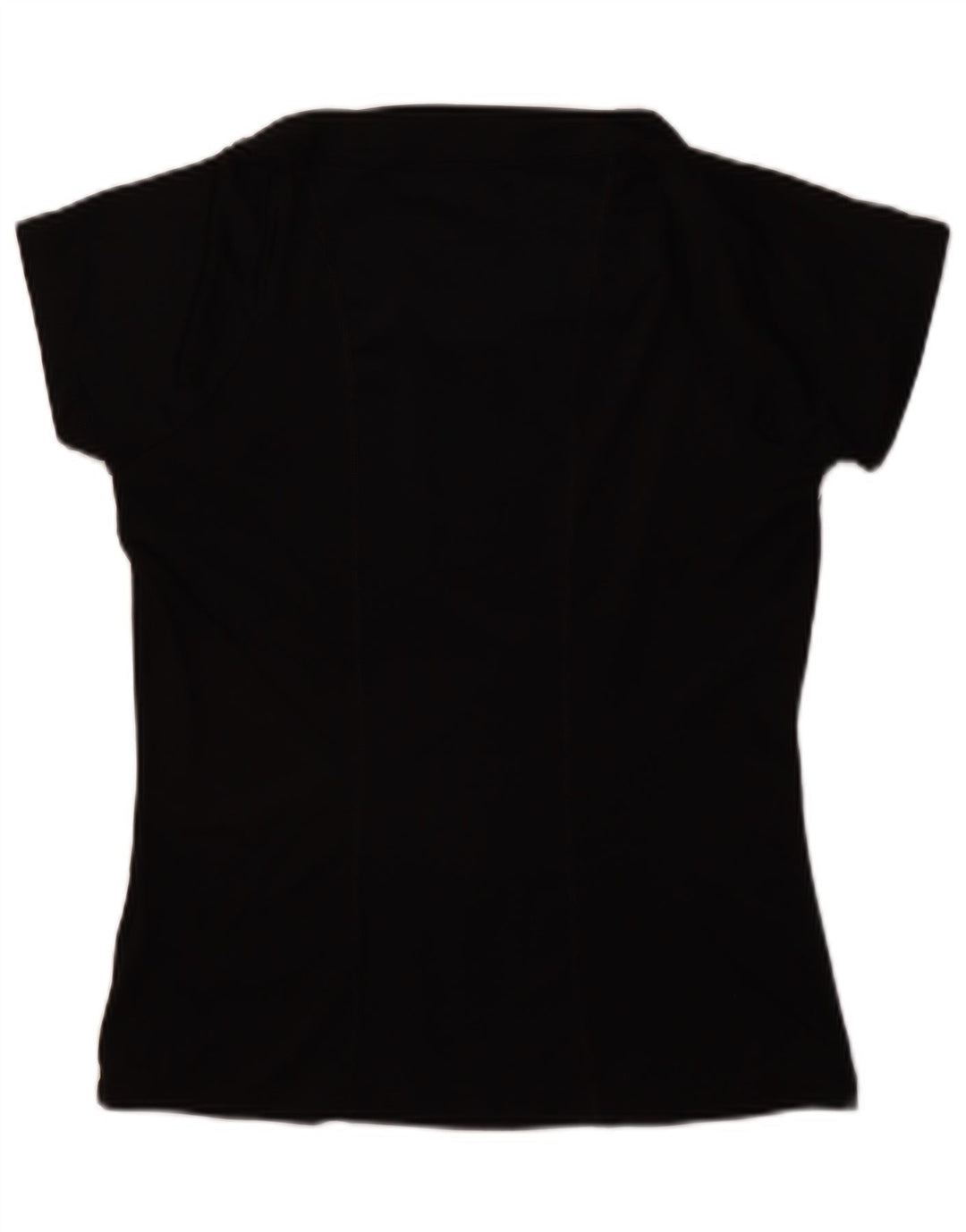 NIKE Womens Dri Fit T-Shirt Top UK 16 Large Black Polyester