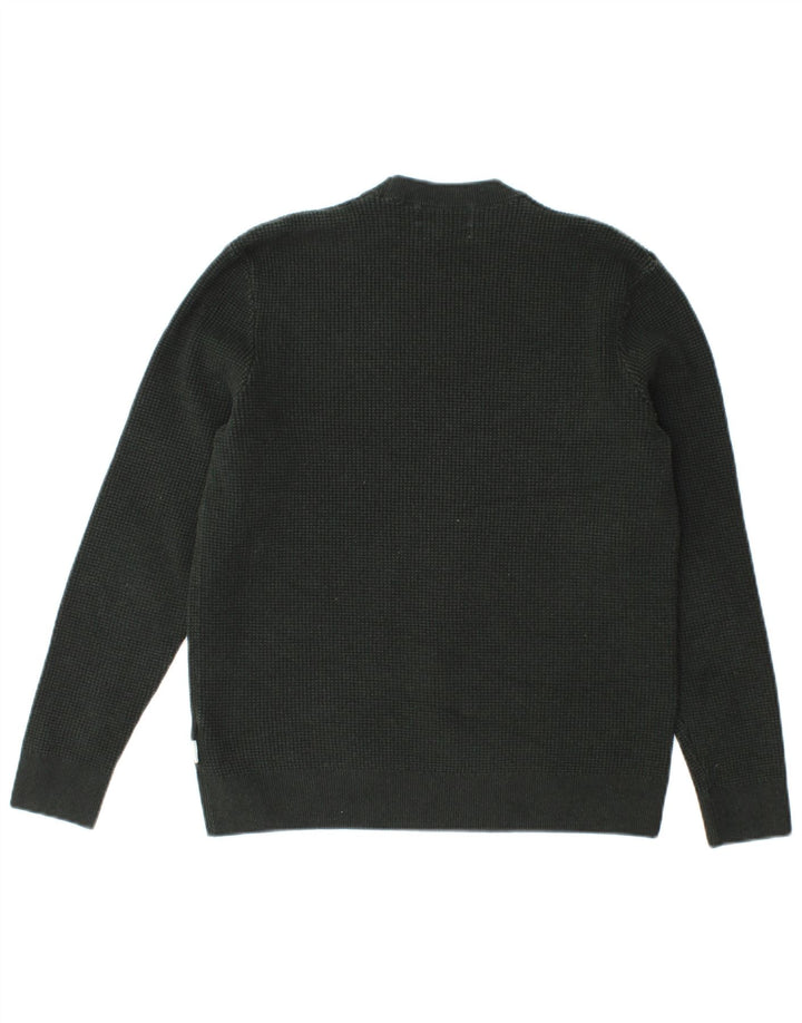 Maglione maglione girocollo da donna Marks & Spencer UK 14 Verde medio